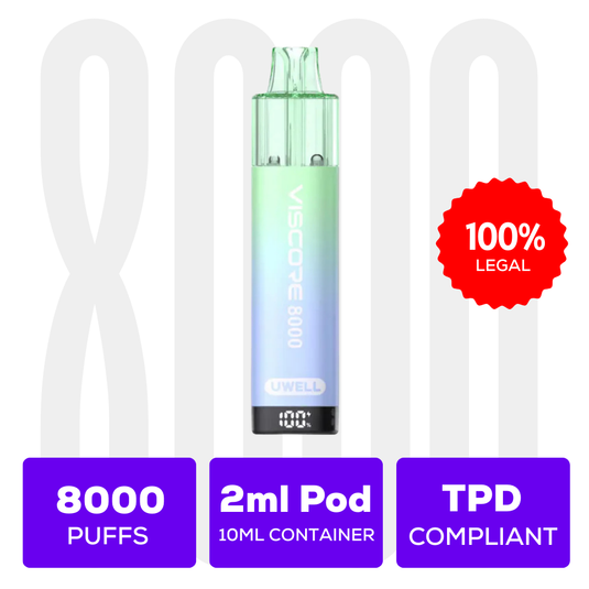 Uwell Viscore 8000 Prefilled Vape Pod Kit