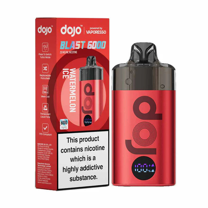 Load image into Gallery viewer, Vaporesso Dojo Blast 6000 Prefilled Pod Device
