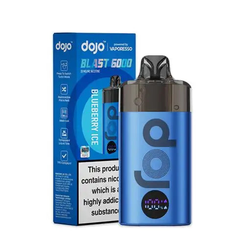 Load image into Gallery viewer, Vaporesso Dojo Blast 6000 Prefilled Pod Device | Blueberry ice
