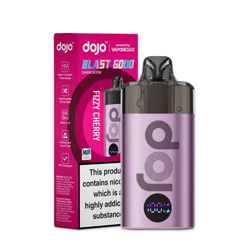 Load image into Gallery viewer, Vaporesso Dojo Blast 6000 Prefilled Pod Device | Fizzy cherry
