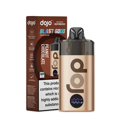Load image into Gallery viewer, Vaporesso Dojo Blast 6000 Prefilled Pod Device | Peanut chocolate
