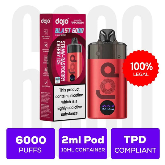 Vaporesso Dojo Blast 6000 Prefilled Pod Device