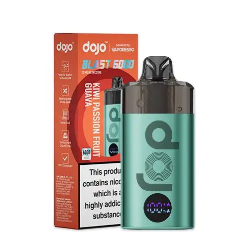 Load image into Gallery viewer, Vaporesso Dojo Blast 6000 Prefilled Pod Device | kiwi passionfruit guava
