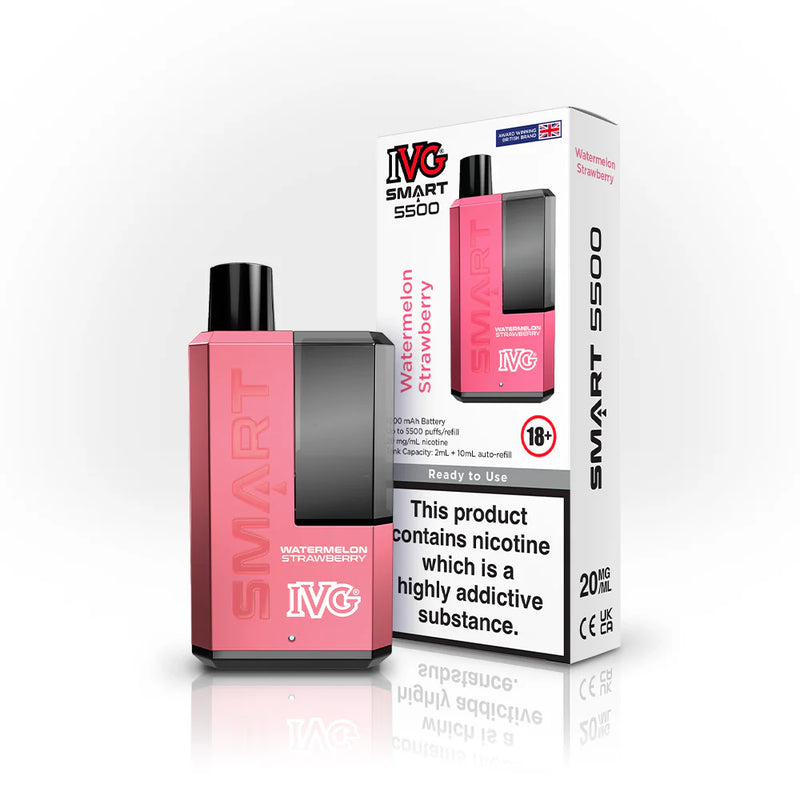 Load image into Gallery viewer, IVG Smart 5500 Refillable Rechargeable Disposable Vape
