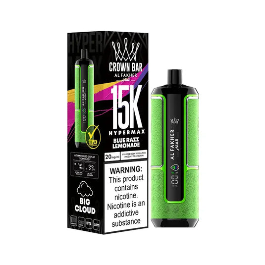 Al Fakher Crown Bar 15K Hypermax Disposable Device