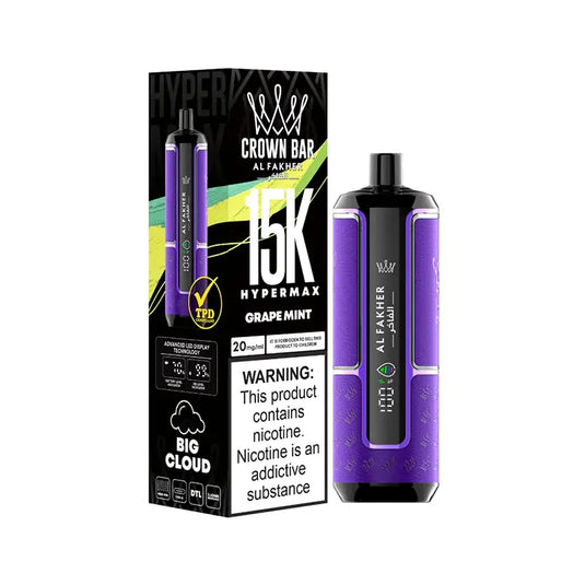 Al Fakher Crown Bar 15K Hypermax Disposable Device