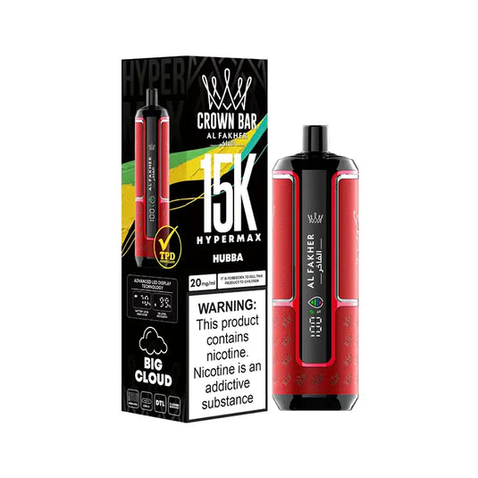 Al Fakher Crown Bar 15K Hypermax Disposable Device