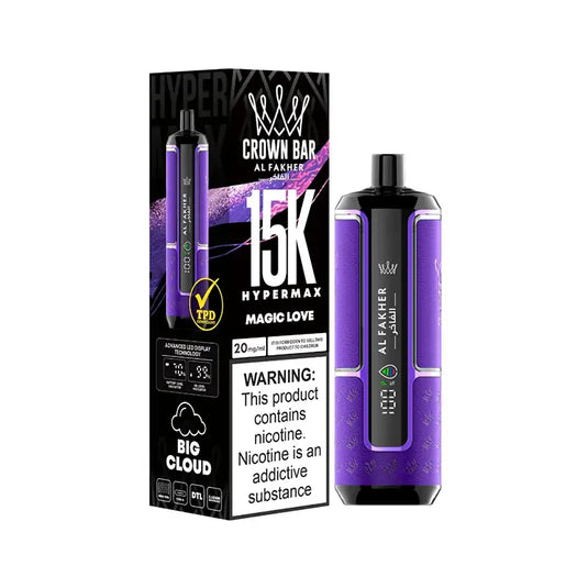 Al Fakher Crown Bar 15K Hypermax Disposable Device