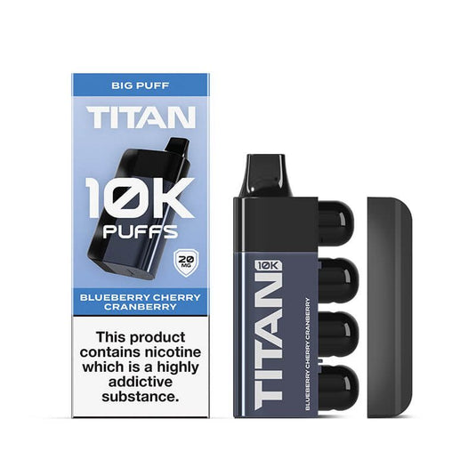 Titan 10K Puff Rechargeable Disposable Vape Kit