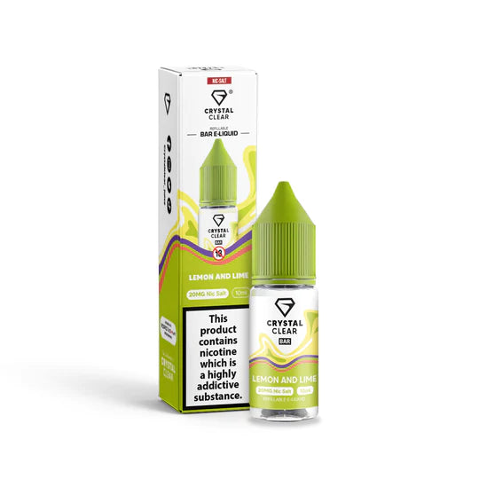 Load image into Gallery viewer, Crystal Clear Nic Salt E-Liquid | Lemon Lime 
