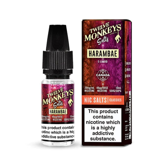 Twelve Monkeys 10ml Nic Salts