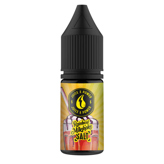 Juice N Power 10ml Nic Salts | Rainbow Milkshake