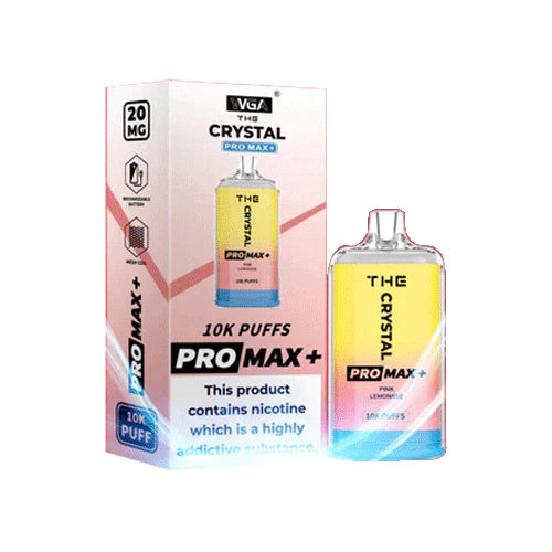 The Crystal PRO Max Plus 10000 Puff Disposable Vape