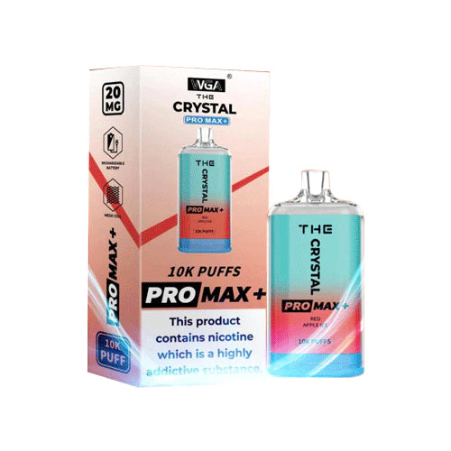 The Crystal PRO Max Plus 10000 Puff Disposable Vape