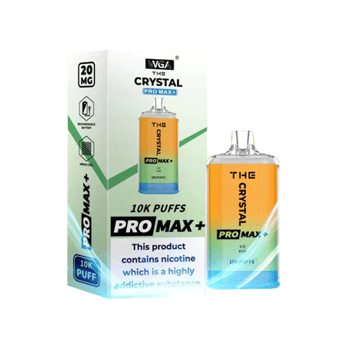 The Crystal PRO Max Plus 10000 Puff Disposable Vape